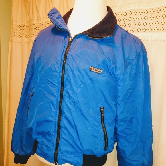 Vintage Eddie Bauer Coat Jacket Woman Blue Unisex 90s Y2K Casual - Picture 1 of 7